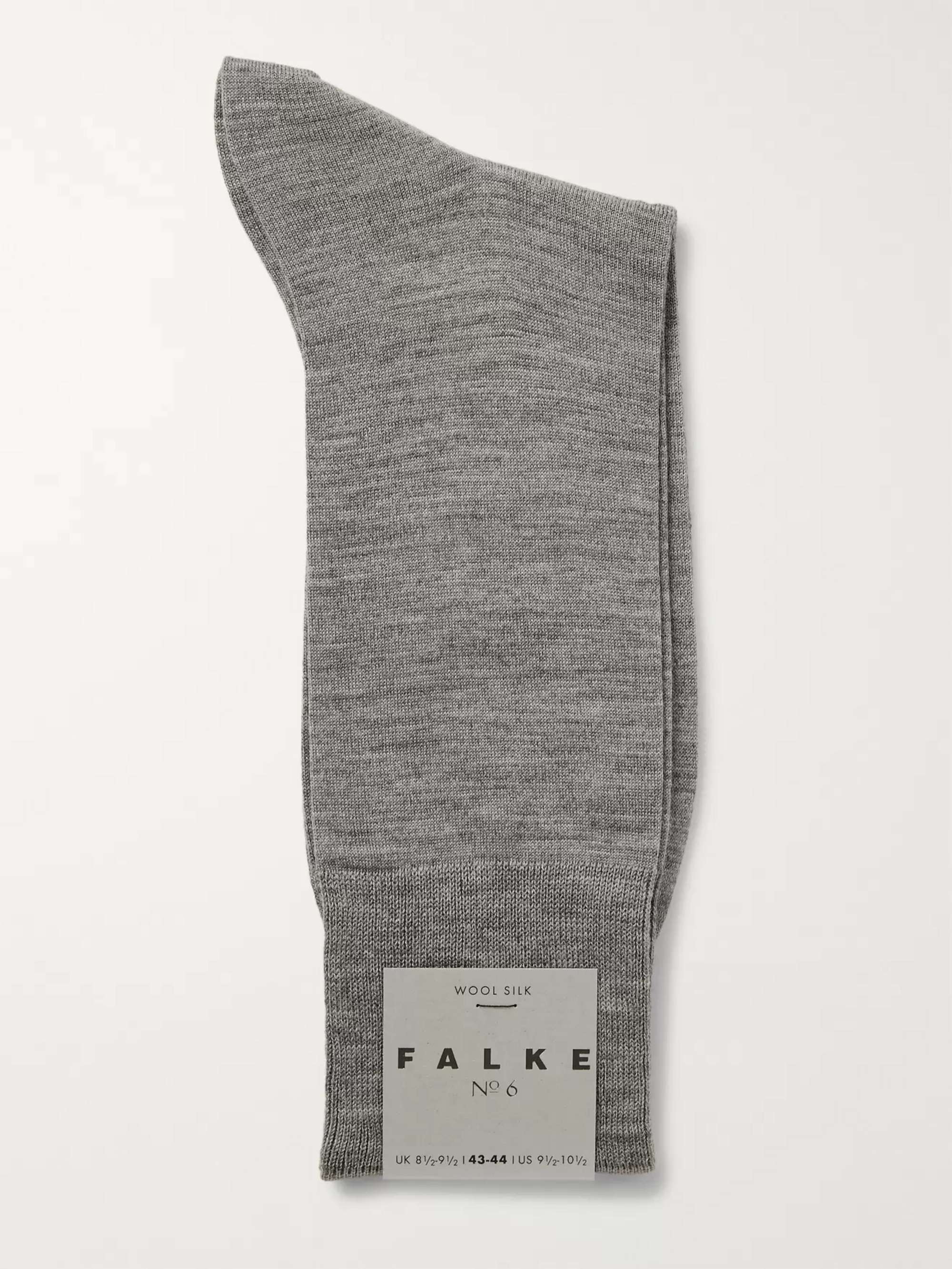 FALKE Mélange Merino Wool-Blend Socks for Men | MR PORTER